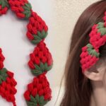 Crochet Strawberry Headband Pattern 1