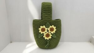 Crochet Sunflower Handbag Pattern 2