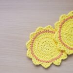 Crochet Sunny Coaster Pattern 1