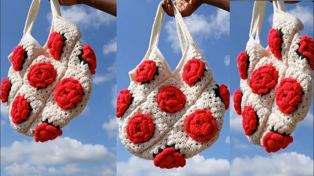 Crochet Tote Bag Tutorial 1