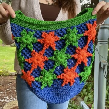 Cute Crochet Beach Market Bag Tutorial 2
