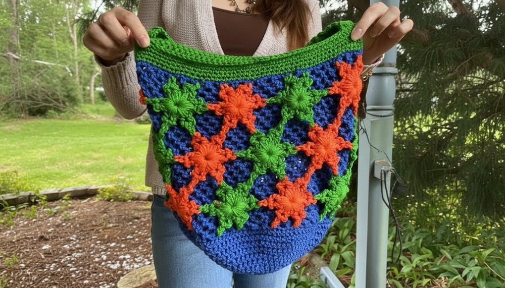 Cute Crochet Beach Market Bag Tutorial 2