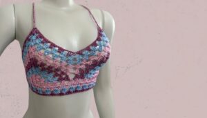 Easy Crochet Bikini Top Pattern 1