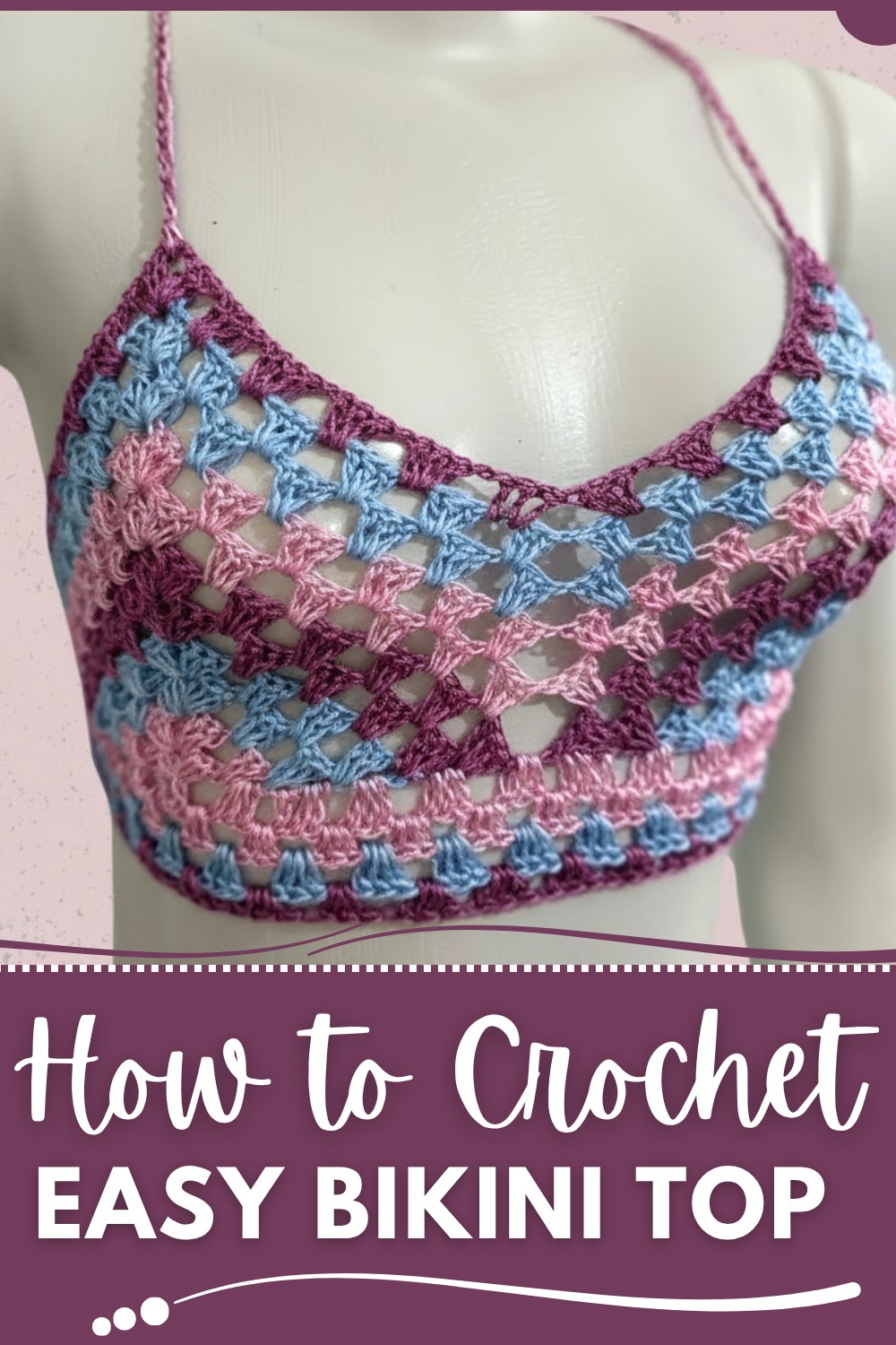 Easy Crochet Bikini Top Pattern