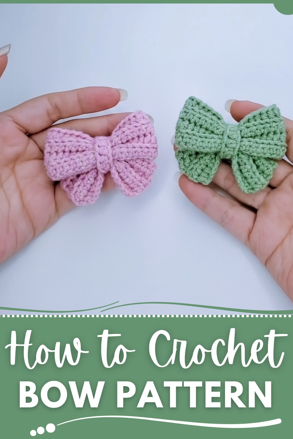 Easy Crochet Bow Pattern Step By Step