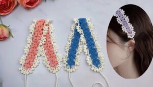 Easy Crochet Headband Tutorial 1