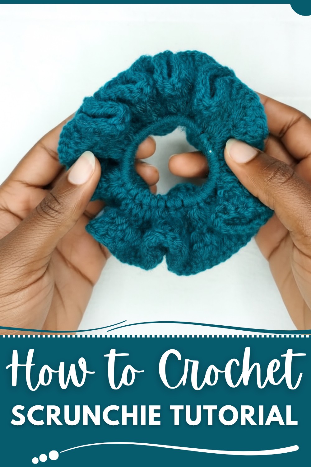 Easy Crochet Scrunchie Tutorial
