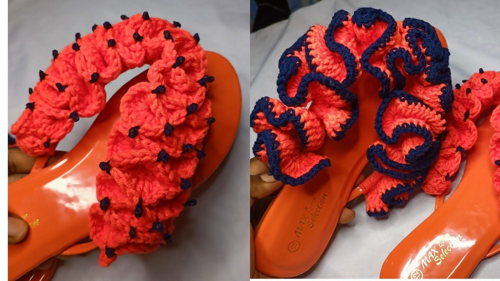Easy Crochet Slippers Tutorial 1