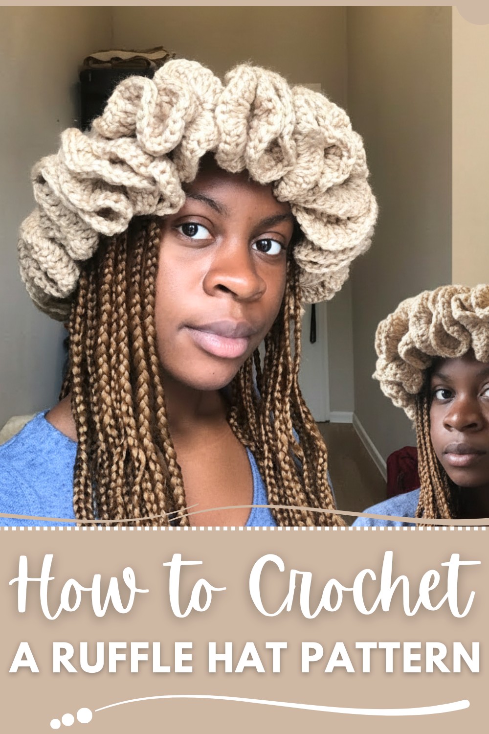 How To Crochet A Ruffle Hat Pattern