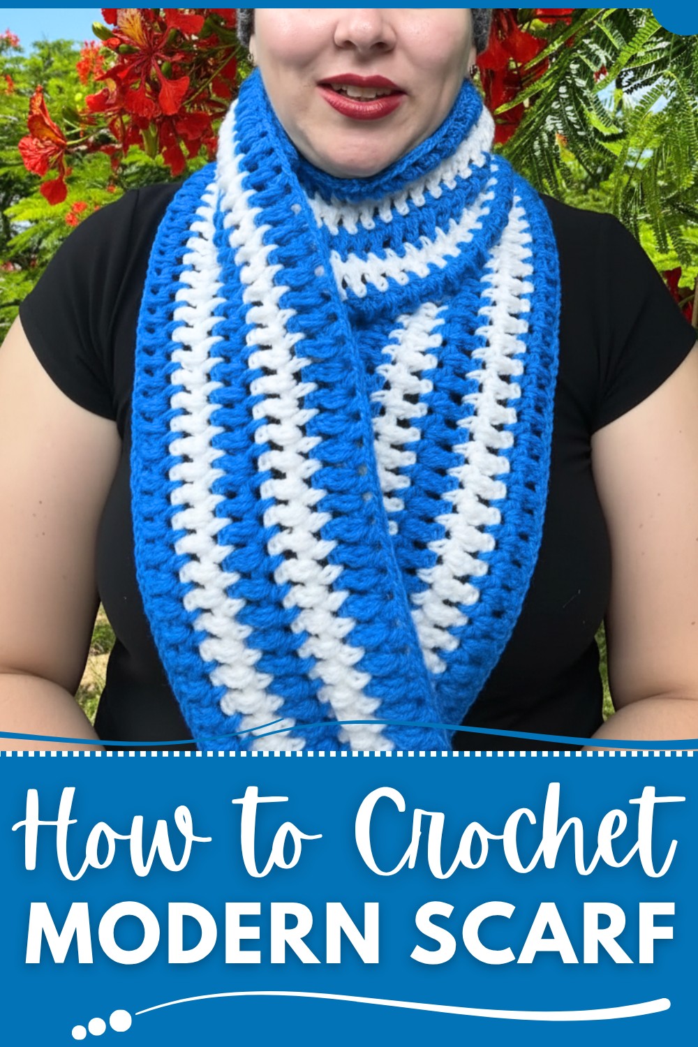 Modern Crochet Scarf Step By Step Pattern