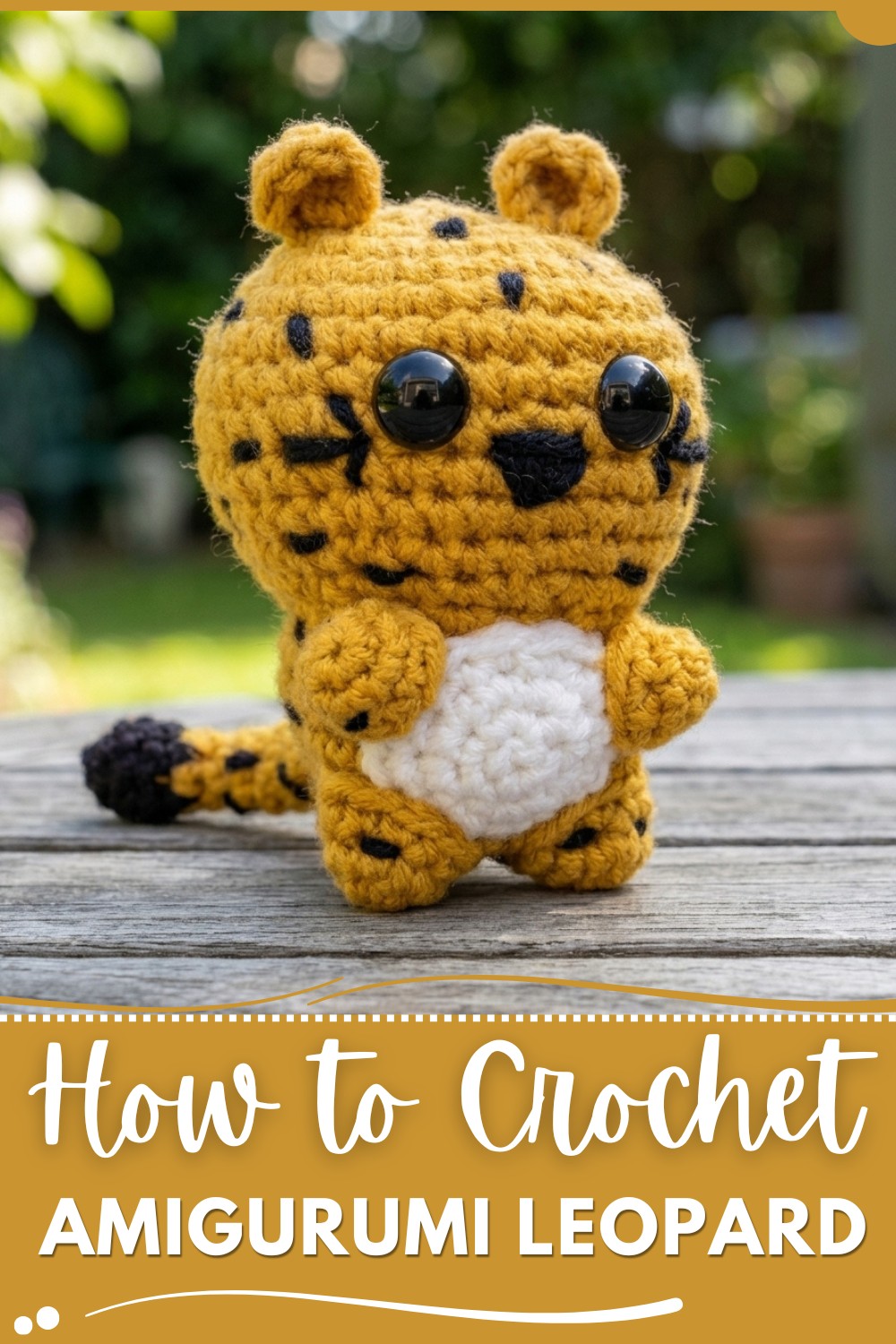 Amigurumi Leopard (Crochet Tutorial) 1