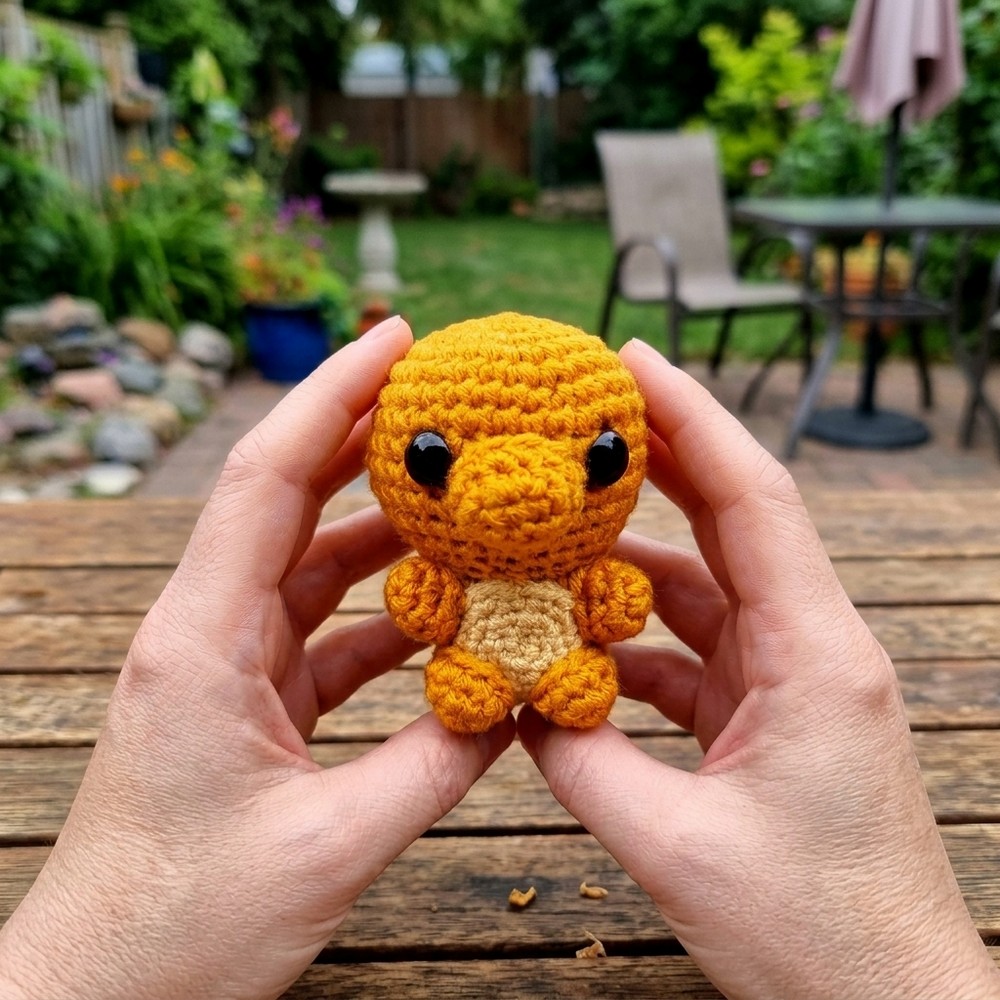 Amigurumi PokΓ©mon Charmander (Crochet Tutorial) 8