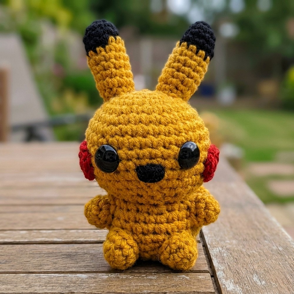 Amigurumi PokΓ©mon Pikachu (Crochet Tutorial) 9