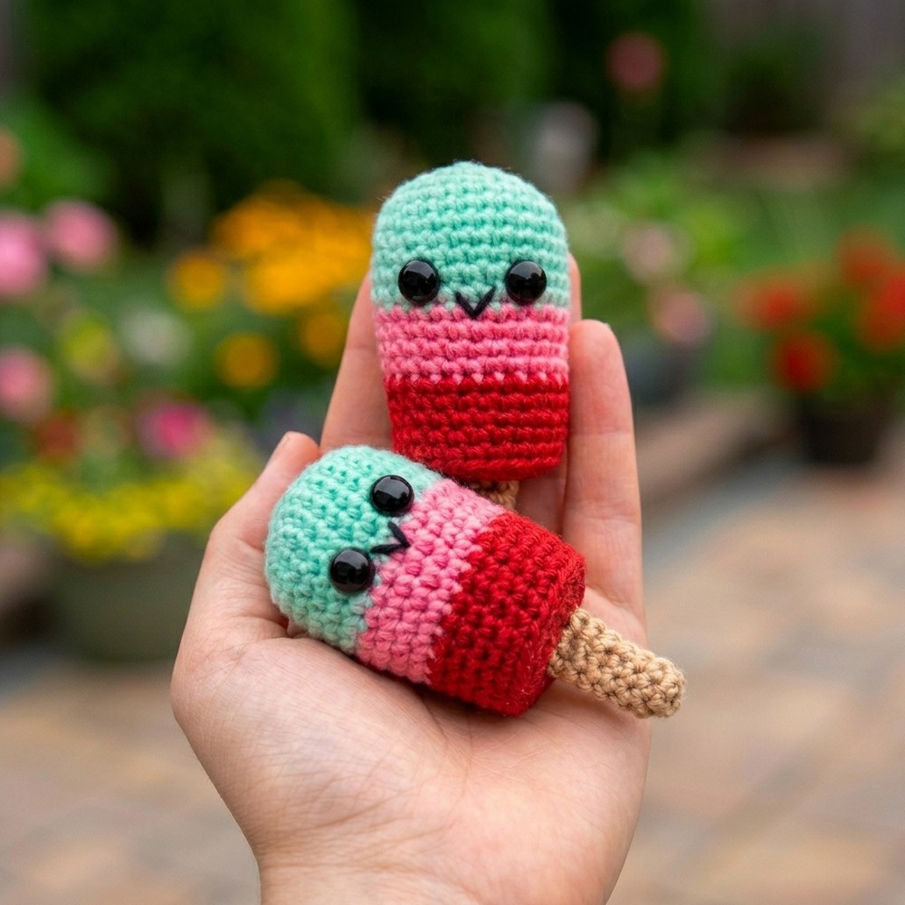 Amigurumi Popsicle (Crochet Tutorial) 10