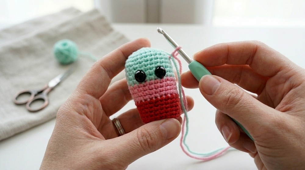 Amigurumi Popsicle (Crochet Tutorial) 6