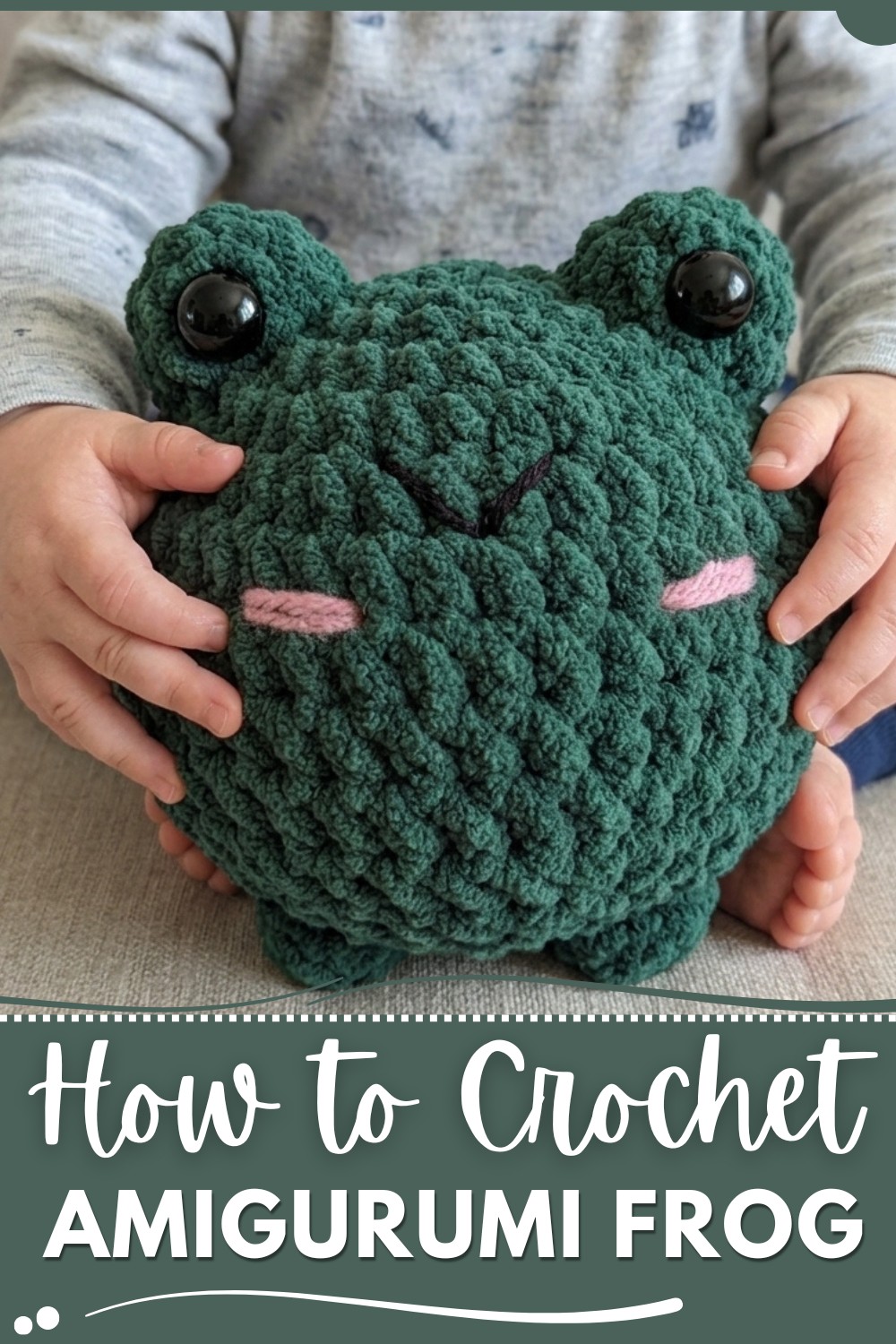 Amigurumi frog 🐸 step-by-step tutorial 1