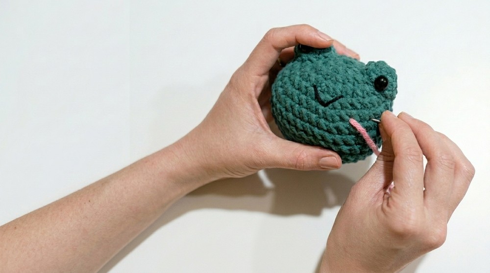 Amigurumi frog 🐸 step-by-step tutorial 6