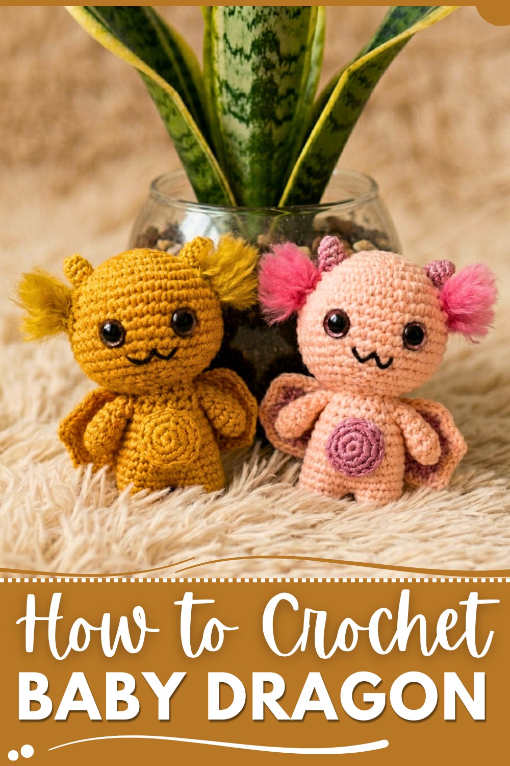 Baby Dragon TUTORIAL RETO Crochet con May 1