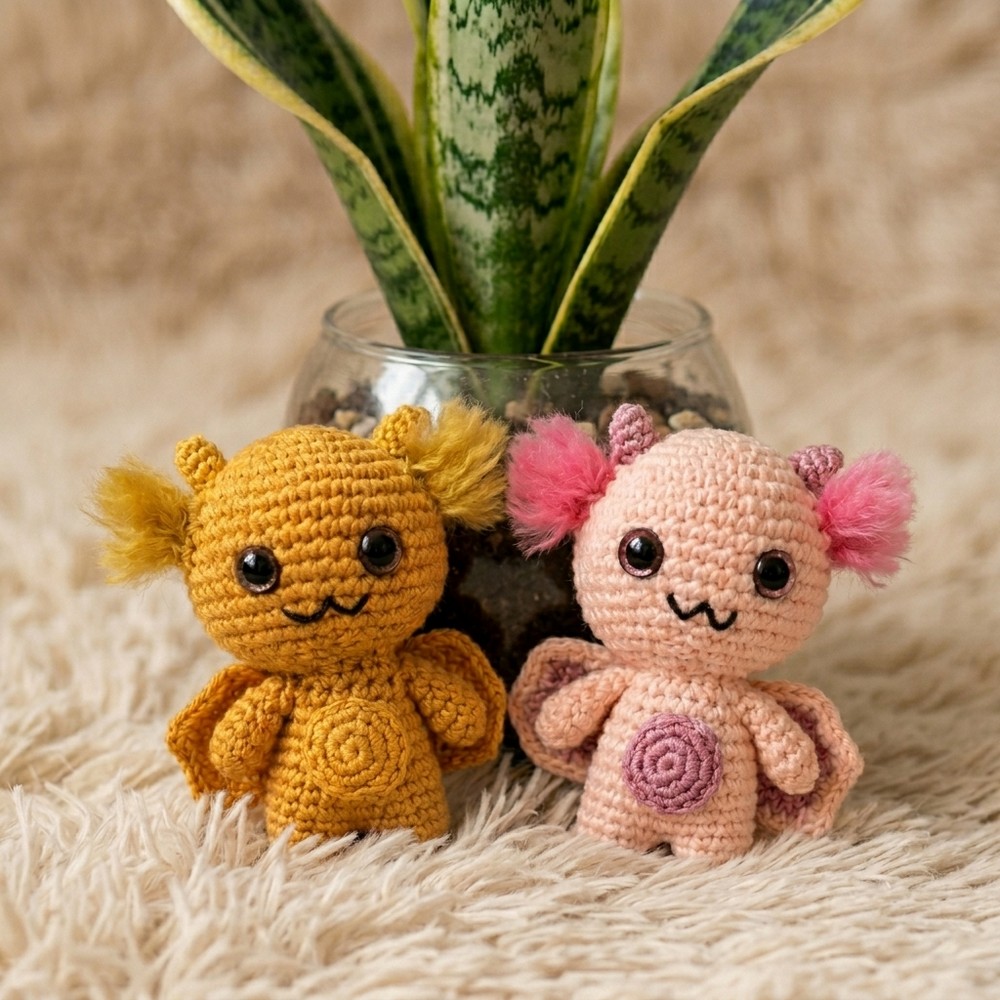 Baby Dragon TUTORIAL RETO Crochet con May 10