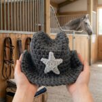 Cowboy hat for baby 0-3 months crochet for beginner baby 10