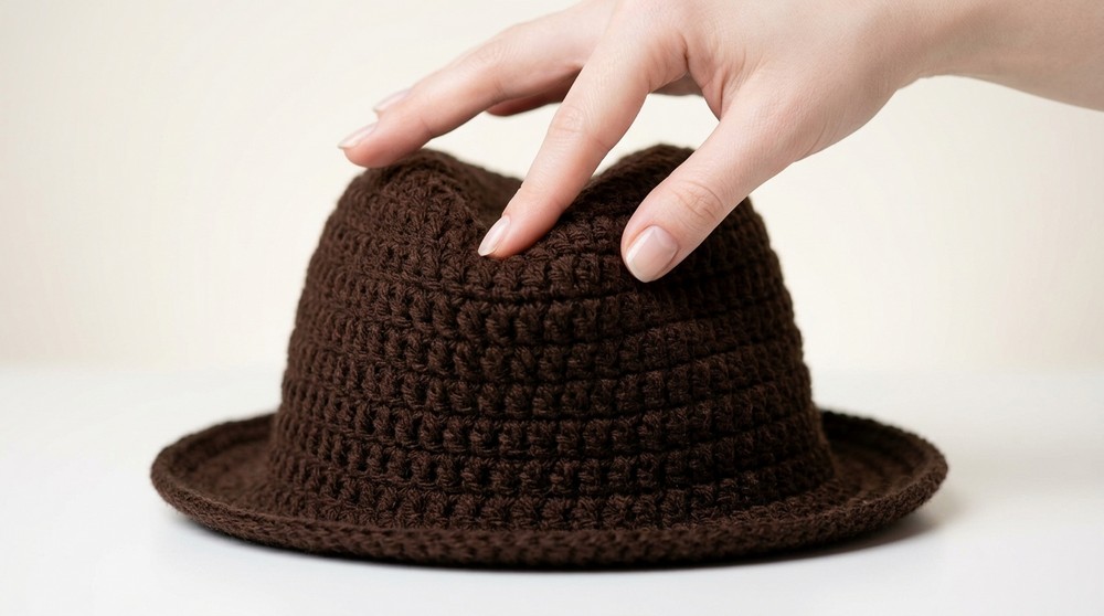 Cowboy hat for baby 0-3 months crochet for beginner baby 8