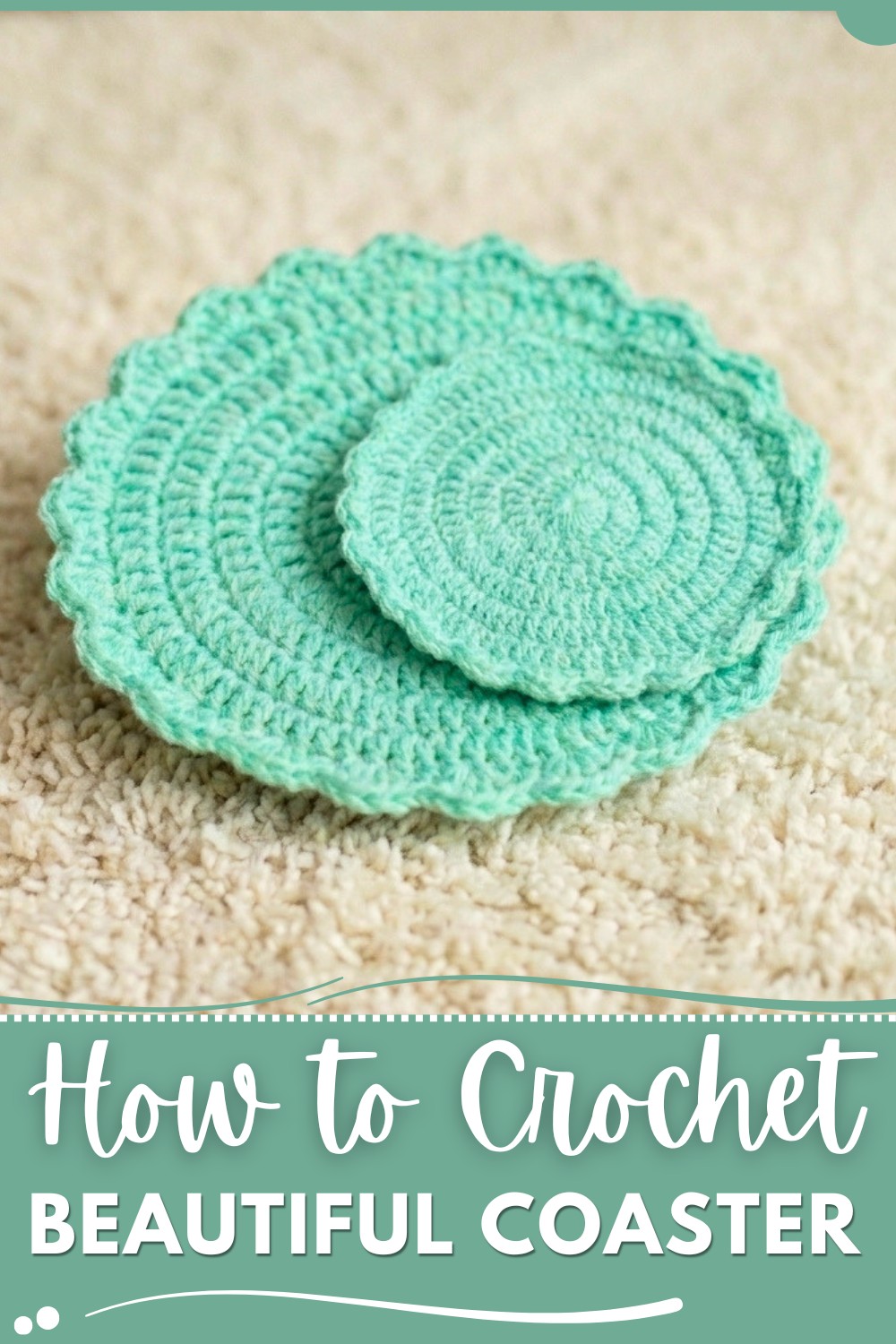 Crochet Beautiful Coaster 1