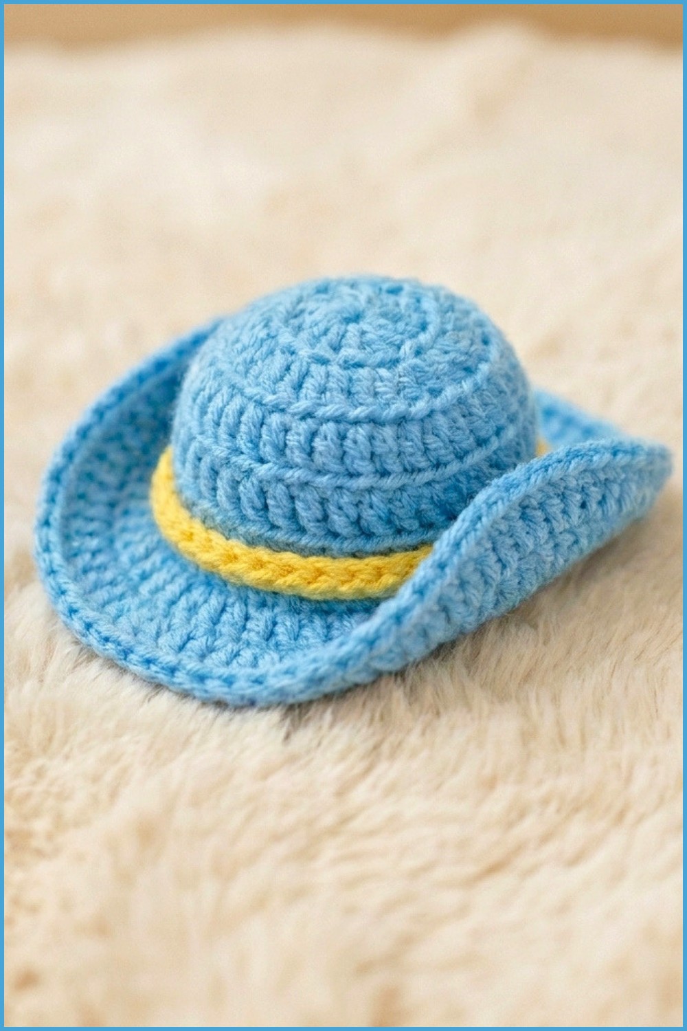 Crochet Cowboy Hat For Pet 10