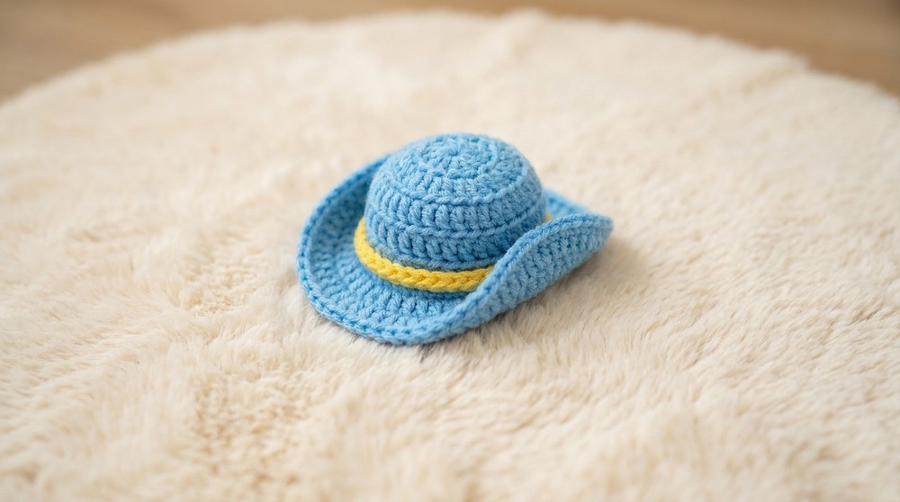Crochet Cowboy Hat For Pet 9