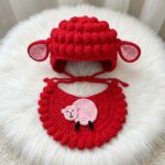 Crochet For Cat Tutorial Crochet Sheep Hat for Cats 11