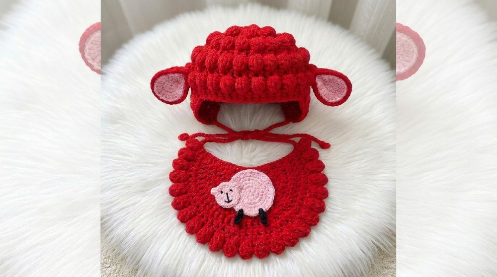 Crochet For Cat Tutorial Crochet Sheep Hat for Cats 2