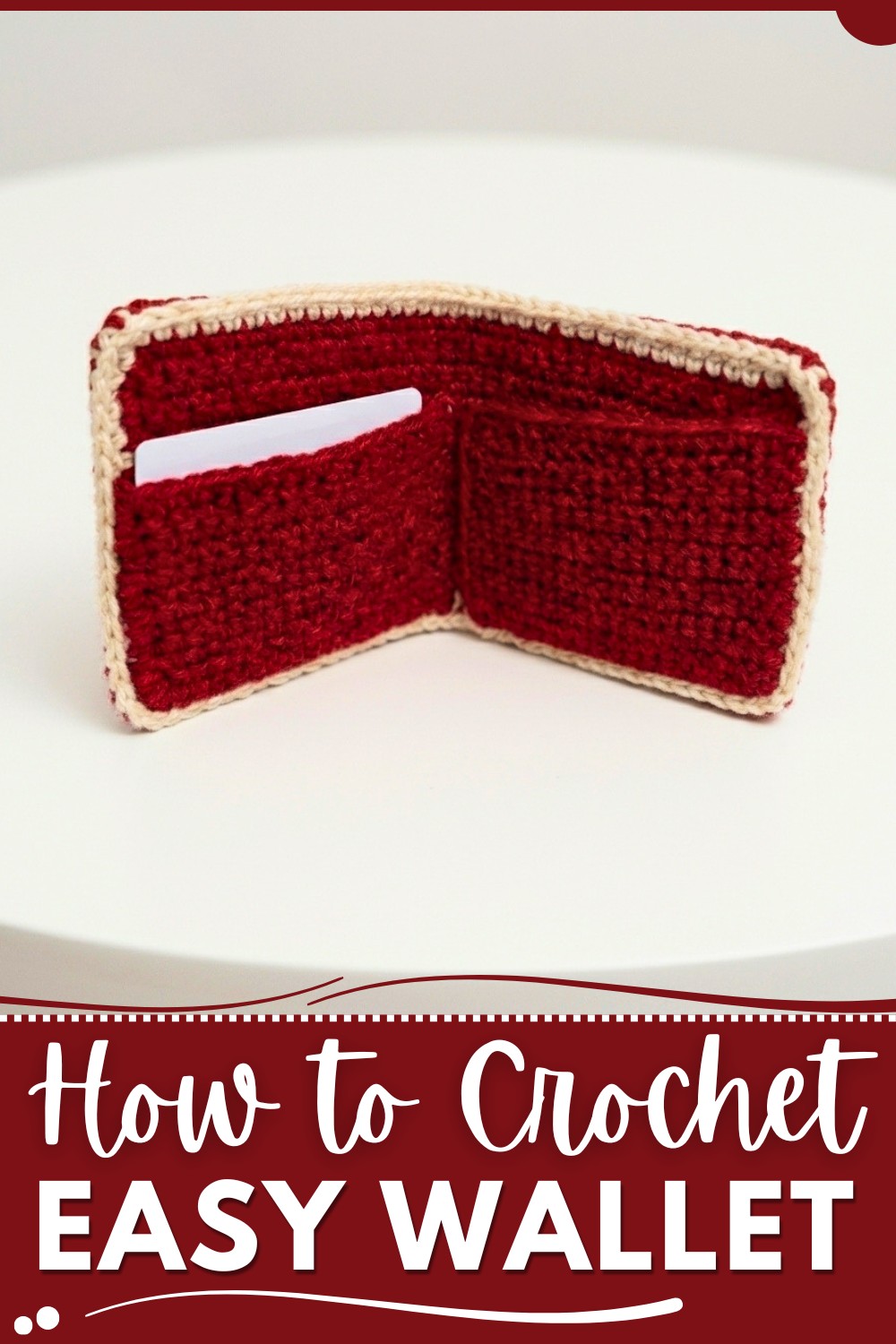 Crochet Unisex Wallet Tutorial Easy Crochet wallet Pattern 1