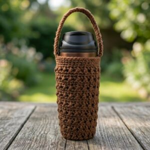 Crochet Water BottleCoffee Mug Holder 10