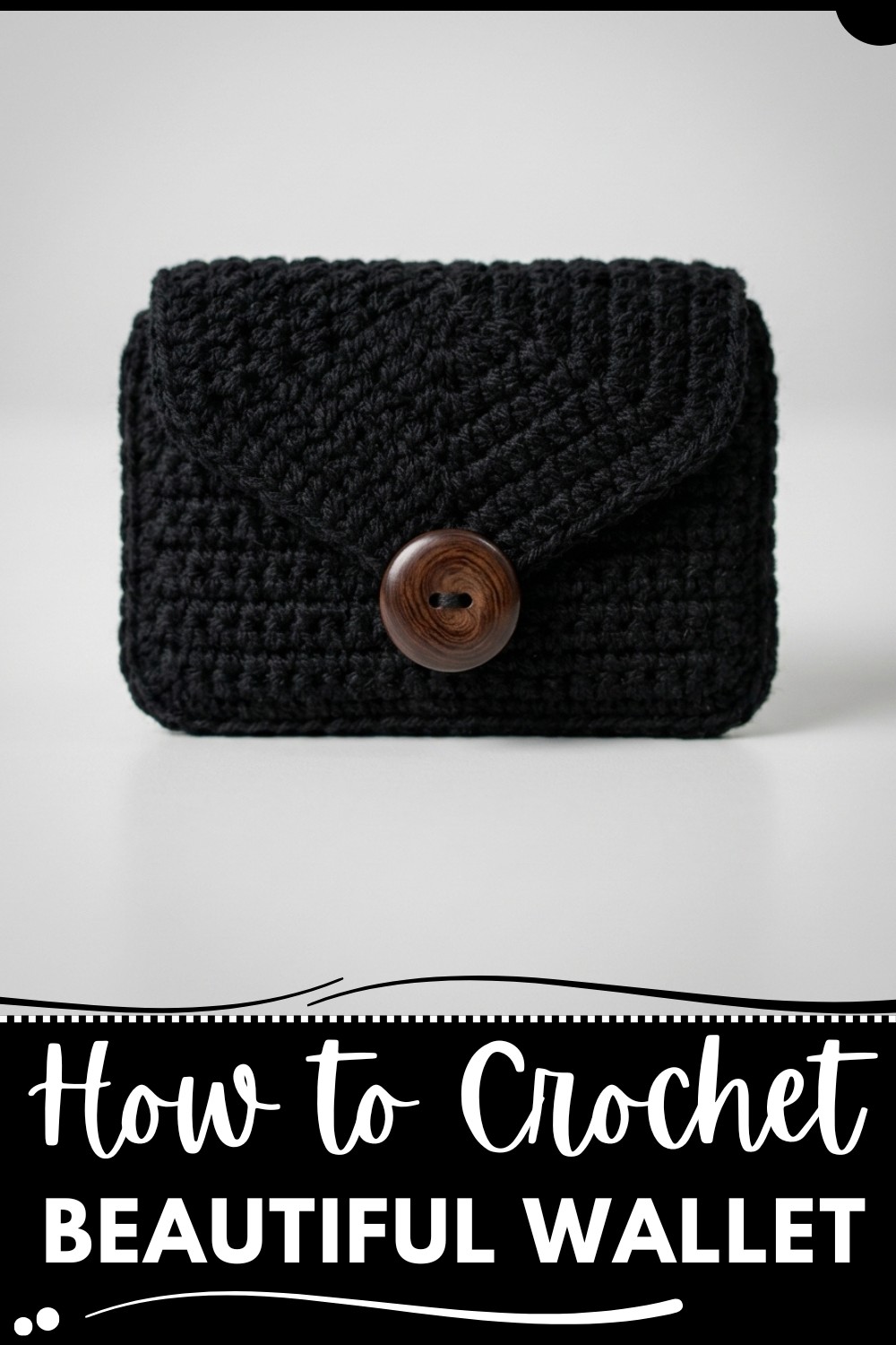 Crochet a beautiful card wallet, for beginners 1
