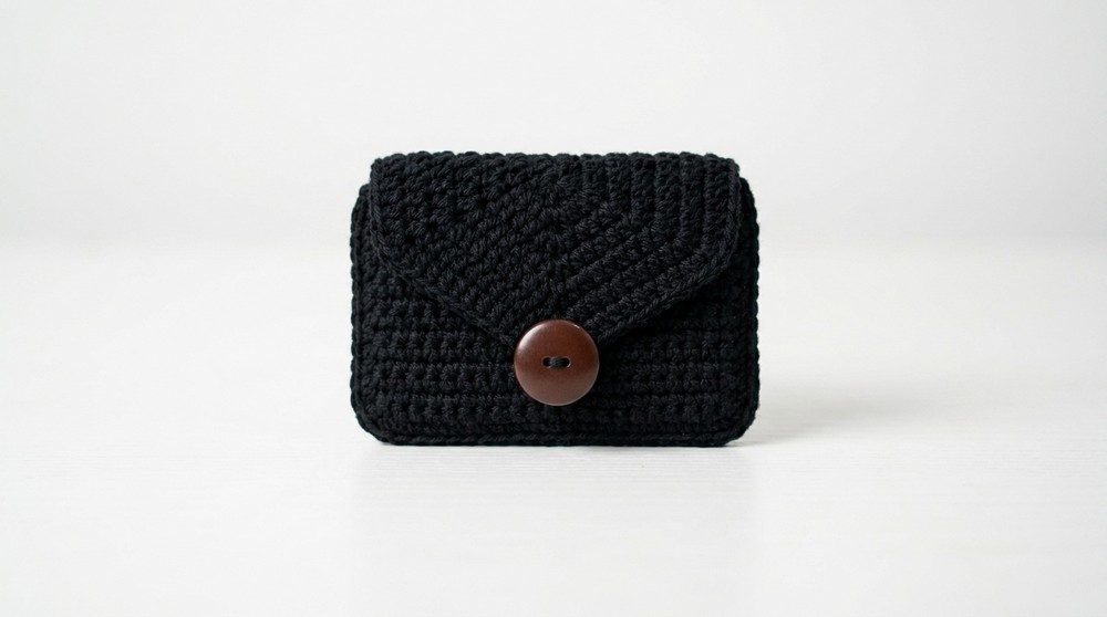 Crochet a beautiful card wallet, for beginners 2