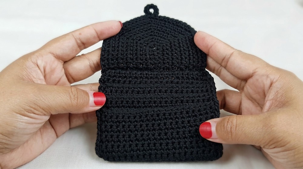Crochet a beautiful card wallet, for beginners 7