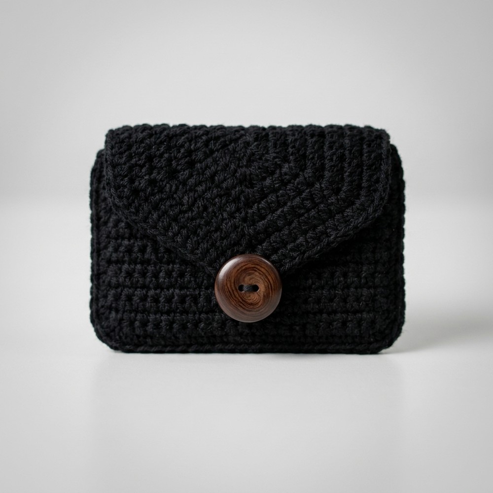 Crochet a beautiful card wallet, for beginners 9