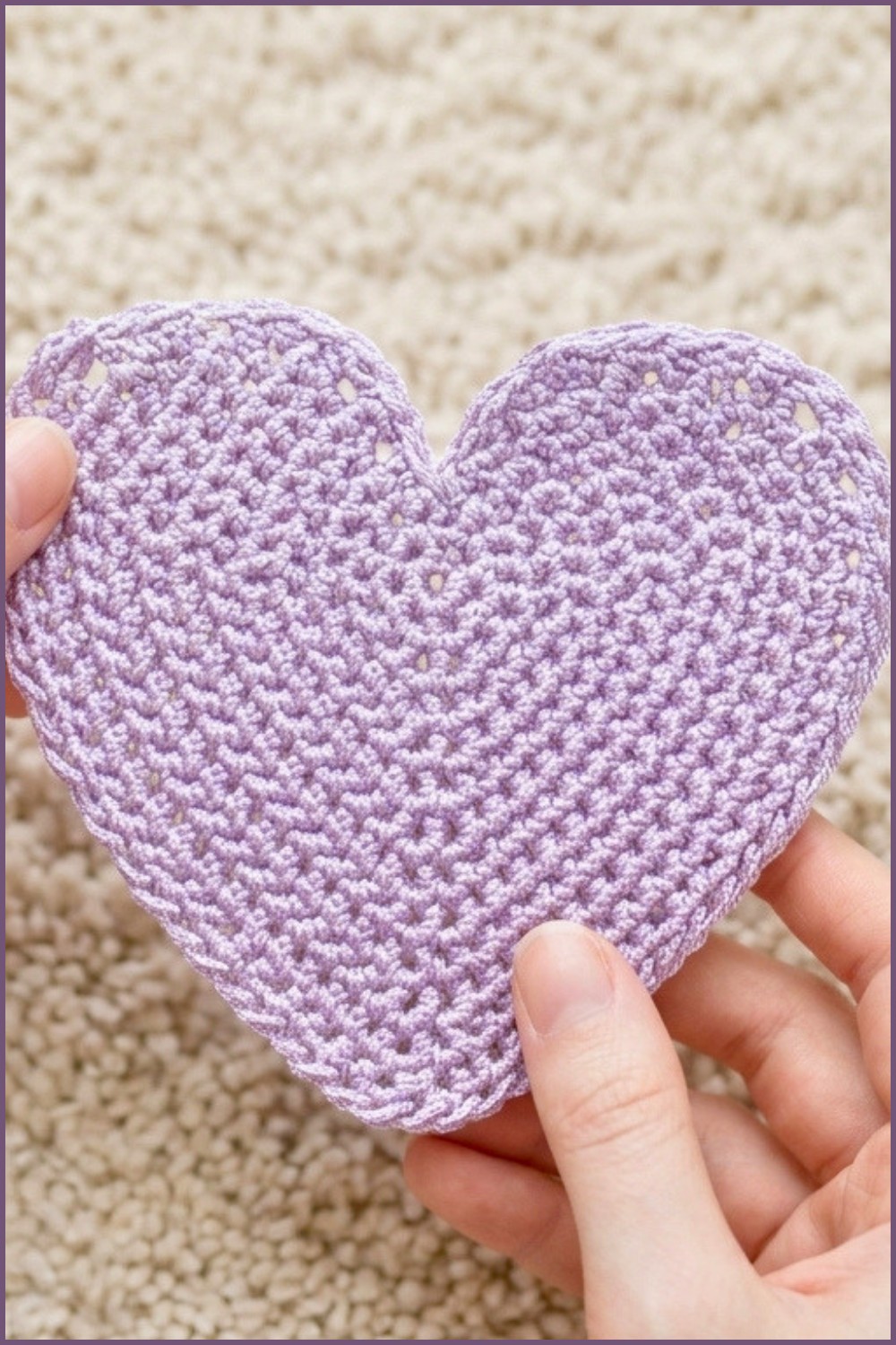 Crochet a beautiful heart 8