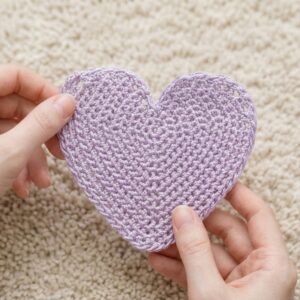 Crochet a beautiful heart 9