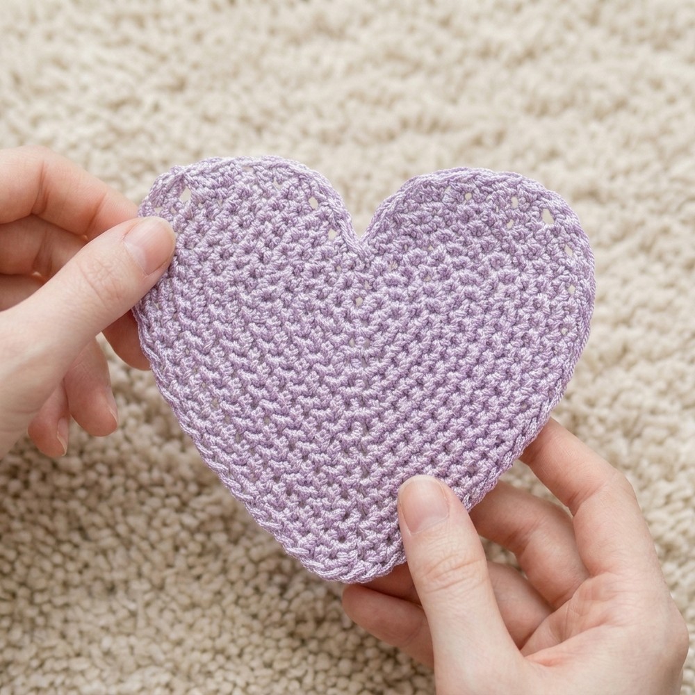 Crochet a beautiful heart 9