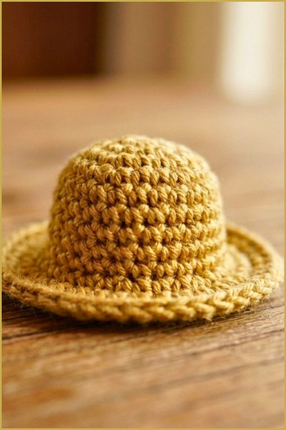 Crocheted cowboy hat for cat (easy) [English subtitles] cowboy hat for cat 8