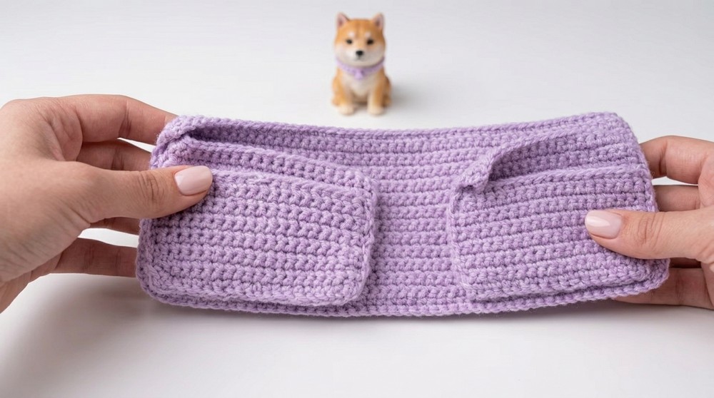 Cute Crochet wallet beginners friendly tutorial 5