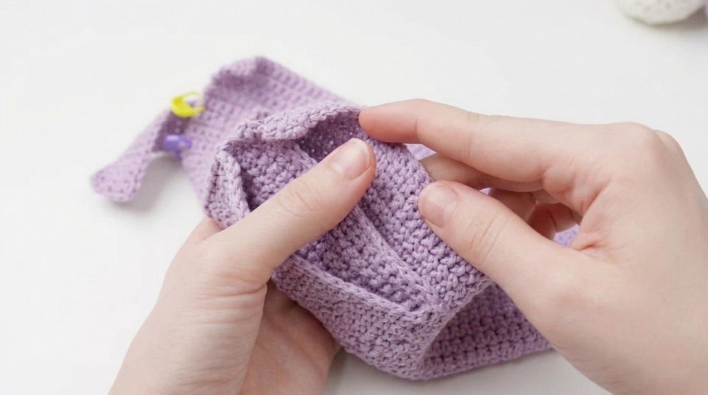 Cute Crochet wallet beginners friendly tutorial 6