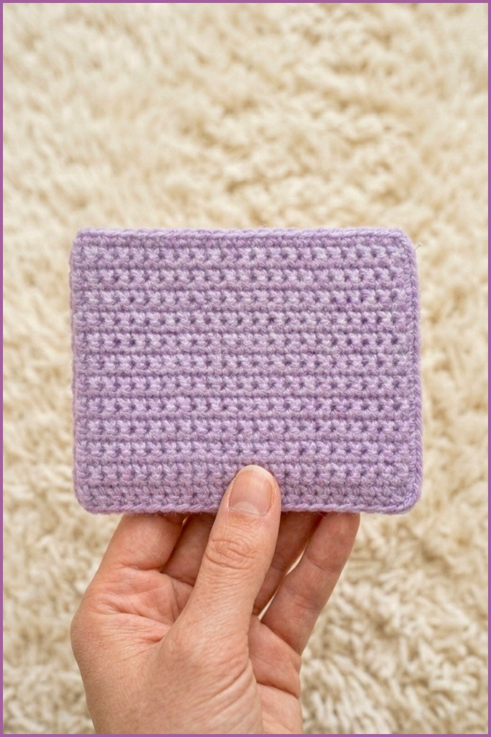 Cute Crochet wallet beginners friendly tutorial 8