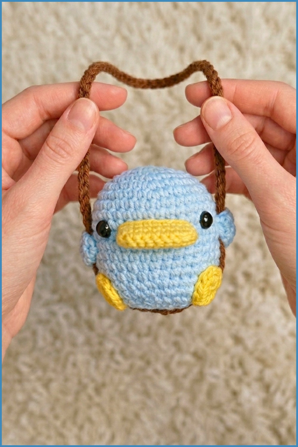 Duck in Swing Amigurumi Duck on Swing Amigurumi 10