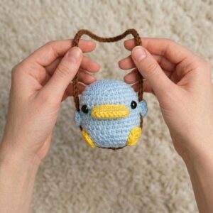Duck in Swing Amigurumi Duck on Swing Amigurumi 11