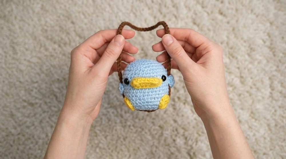 Duck in Swing Amigurumi Duck on Swing Amigurumi 2