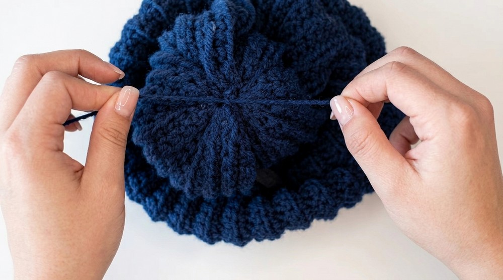Hat with pompom Crochet Tutorial with May 6