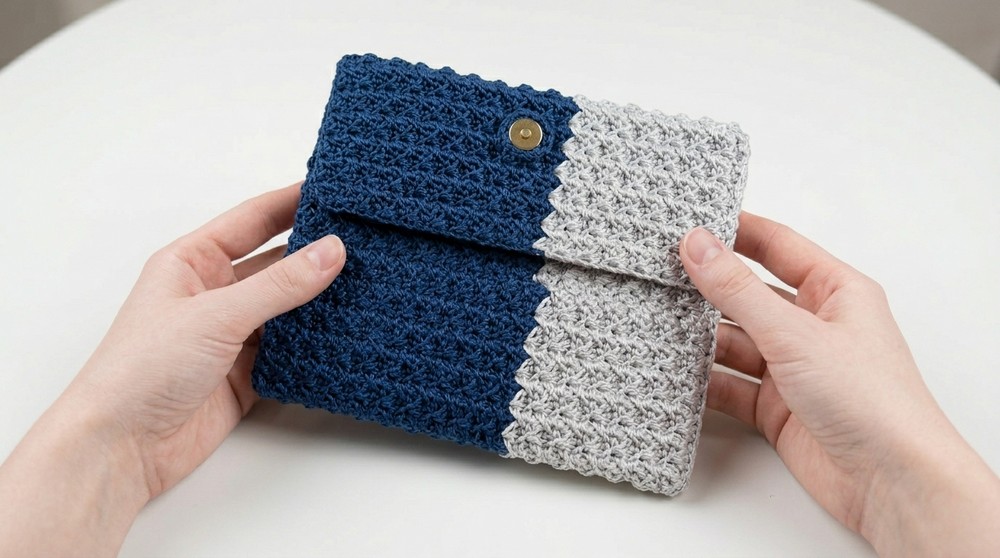 How to Make a Beautiful Crochet Wallet ~ Beautiful Crochet Wallet 8