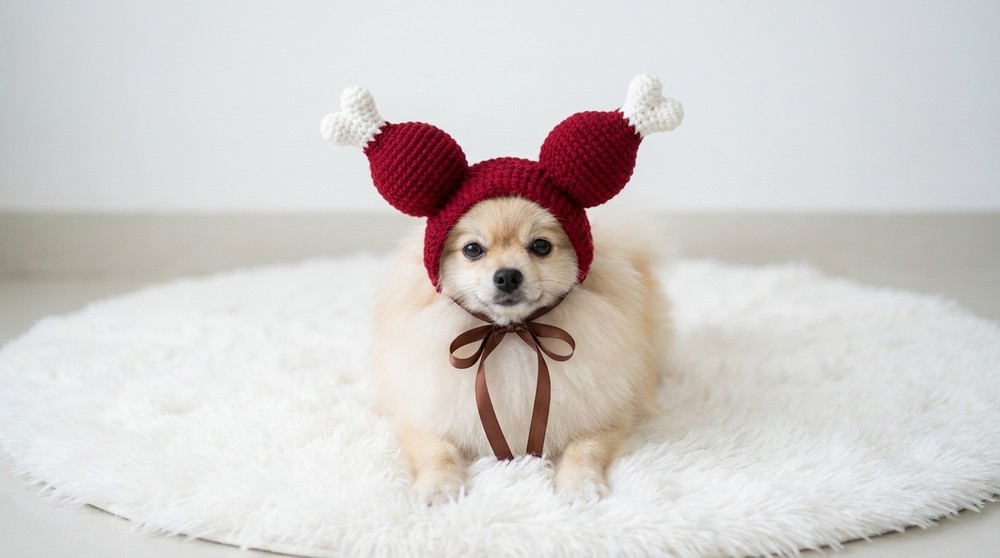 How to crochet a chicken leg-shaped hat 2