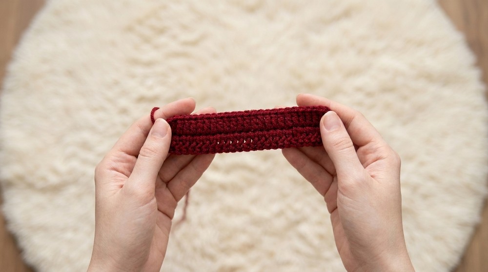 How to crochet a chicken leg-shaped hat 8